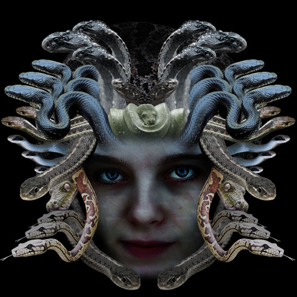 medusa16b Vẽ Quái Vật Medusa trong Photoshop