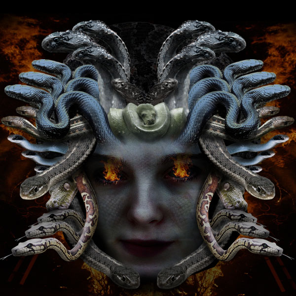 medusafinal Vẽ Quái Vật Medusa trong Photoshop