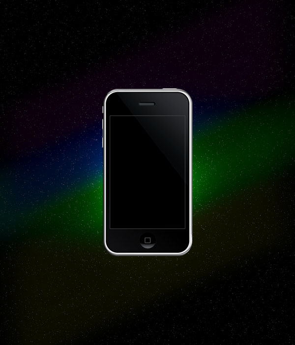 ipodad7 Design a Space Inspired Iphone Advert